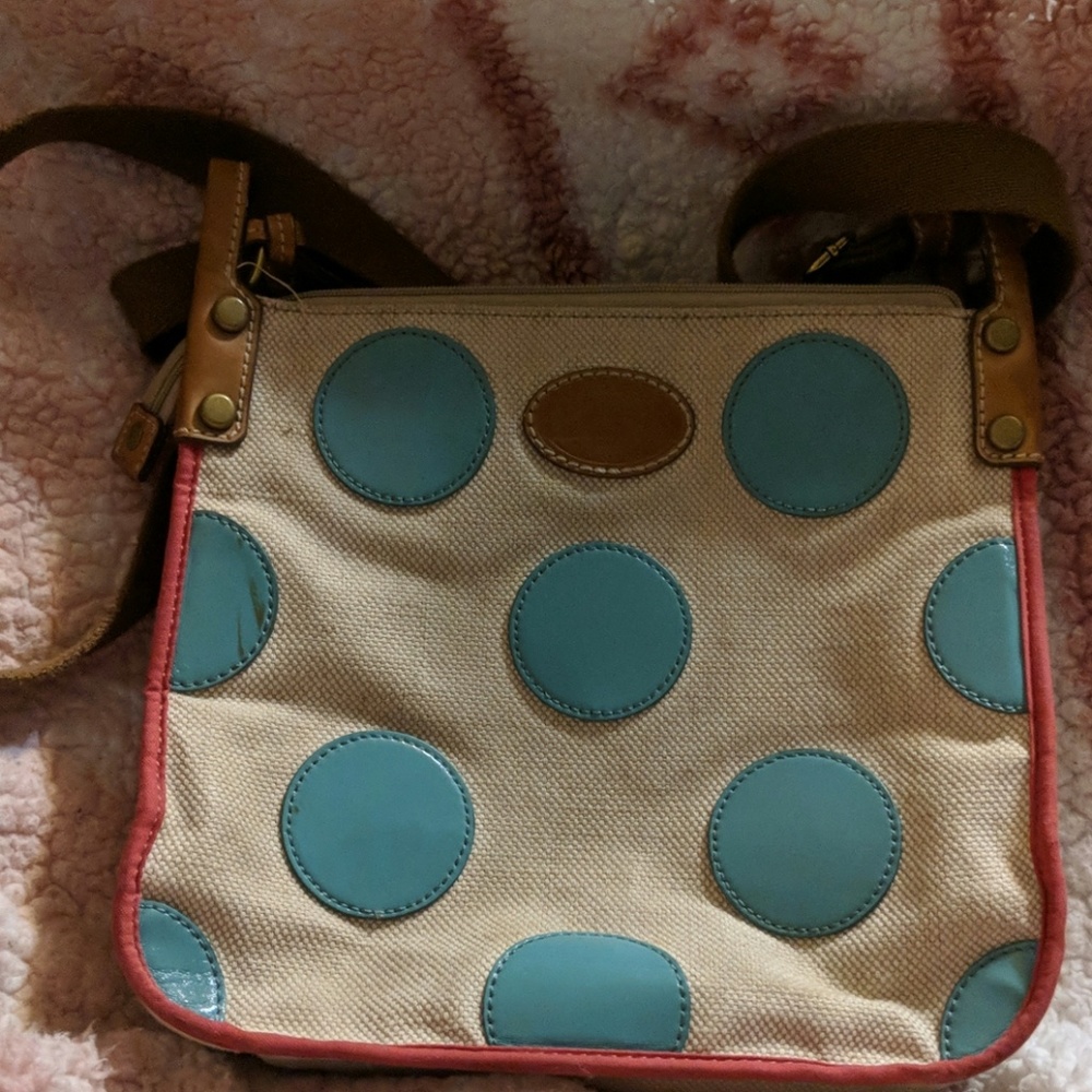 Polka Dot Fossil Crossbody - Picture 3 of 3